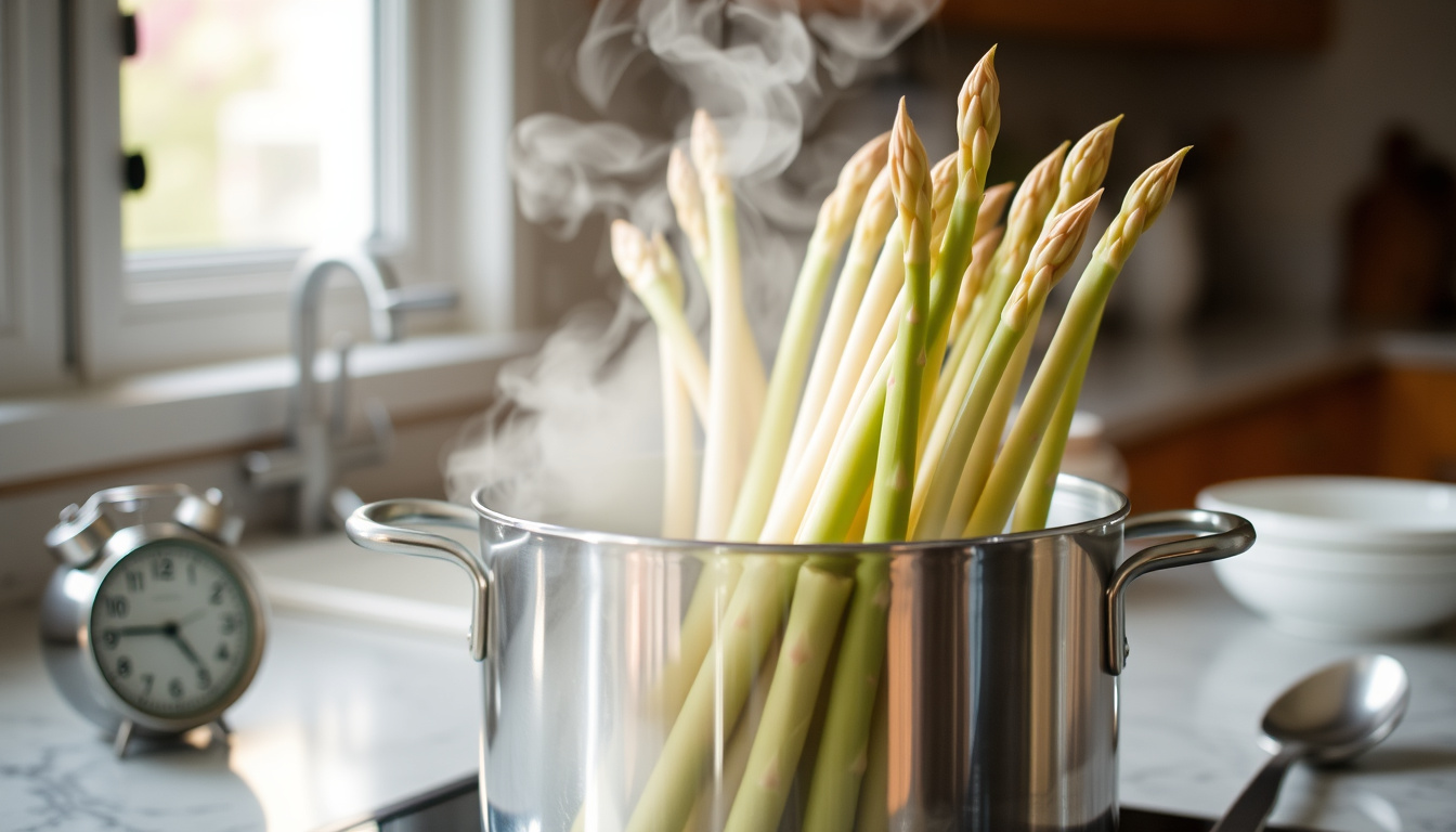 Asperges koken in gewone pan: kooktijd, nagaren en tips